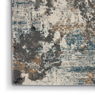Nourison Tangra TNR01 Grey Multicolor Area Rug Texture Image