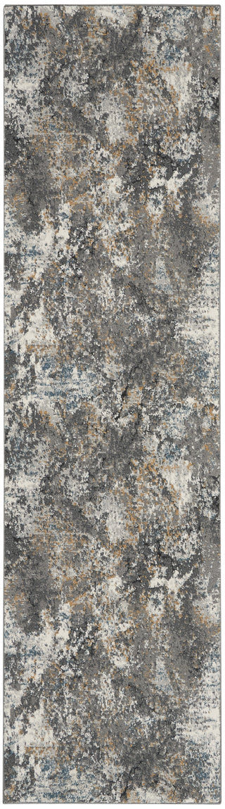 Nourison Tangra TNR01 Grey Multicolor Area Rug Main Image