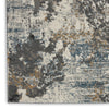 Nourison Tangra TNR01 Grey Multicolor Area Rug Texture Image