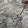 Nourison Tangra TNR01 Grey Multicolor Area Rug Corner Image