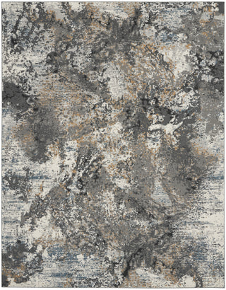 Nourison Tangra TNR01 Grey Multicolor Area Rug Main Image