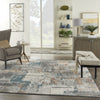 Nourison Tangra TNR06 Grey Multicolor Area Rug Room Image Feature