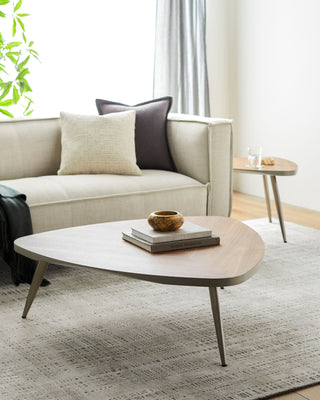 Surya Trinity TNT-001 Brown / Metallic-Nickel Furniture Style Shot