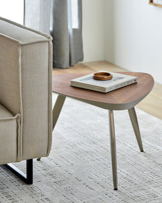 Surya Trinity TNT-002 Brown / Metallic-Nickel Furniture Style Shot