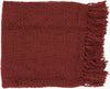 Surya Tobias TOB-1001 Burgandy Throw main image