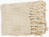 Surya Tobias TOB-1005 Ivory Throw main image