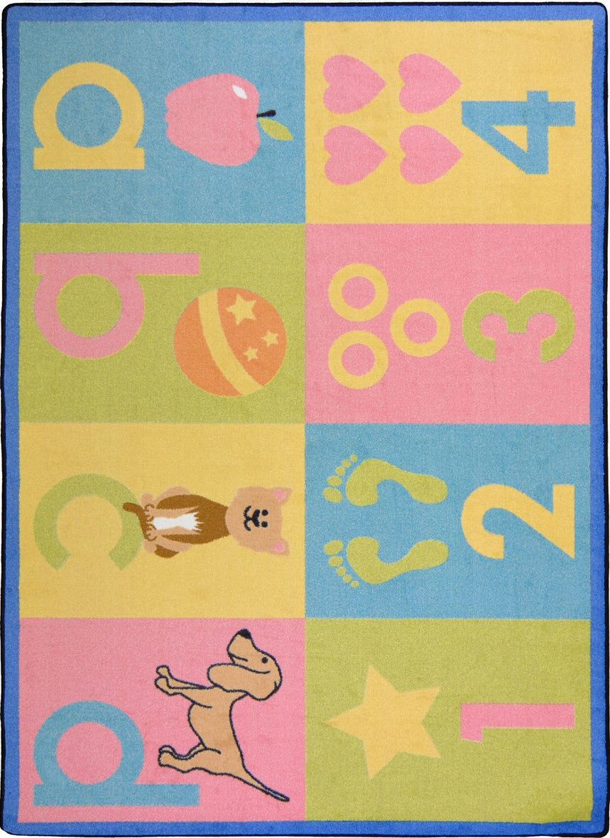 Joy Carpets Kid Essentials Toddler Basics Soft Area Rug