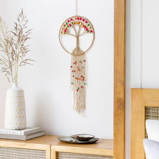 Surya Tree Of Life TOL-1000 Burnt Orange Wall Art Style Shot Feature