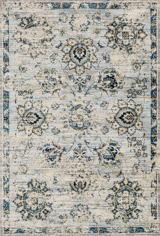 Loloi Torrance TC-05 Grey / Navy Area Rug Main Image