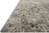 Loloi Torrance TC-12 Grey Area Rug Corner Feature