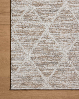 Loloi Townes TOW-01 Pebble / Beige Area Rug Corner Image