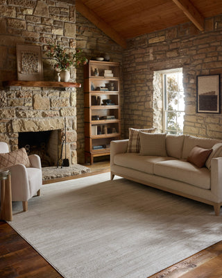 Loloi Townes TOW-02 Beige / Ivory Area Rug Lifestyle Image Feature