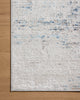Loloi Townes TOW-04 Ivory / Sky Area Rug Corner Image