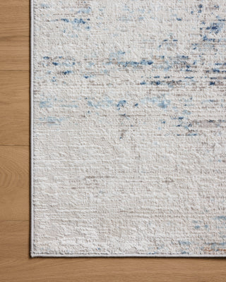 Loloi Townes TOW-04 Ivory / Sky Area Rug Corner Image
