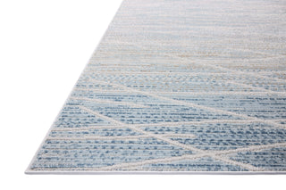 Loloi Townes TOW-07 Natural / Sky Area Rug Corner Image