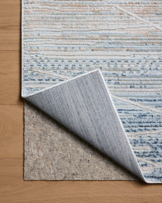 Loloi Townes TOW-07 Natural / Sky Area Rug Backing Image