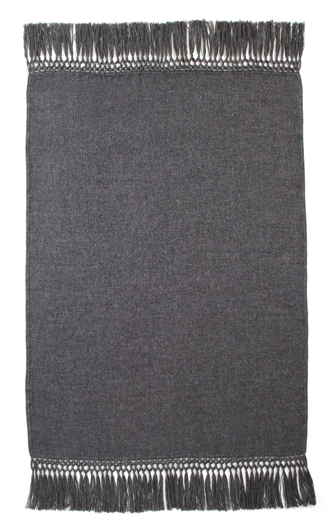 Auskin Alpaca Cool Charcoal Throw main image