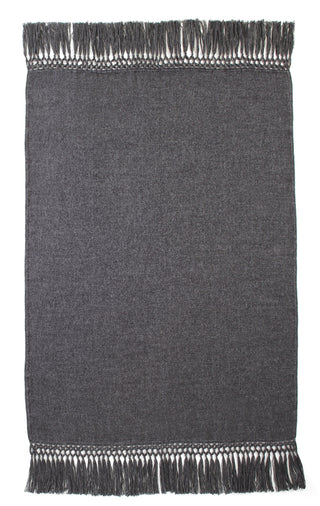 Auskin Alpaca Cool Charcoal Throw main image
