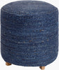 Surya Tropics TPP-001 Dark Blue / Denim Brown Furniture main image