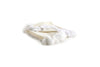 Auskin Alpaca Luxe Fur Trim White Throw main image