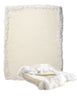 Auskin Alpaca Luxe Fur Trim White Throw Main Image