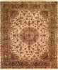 Kalaty Tabriz TR-550 Ivory/Green Area Rug