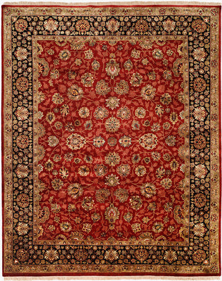 Kalaty Tabriz TR-553 Red/Black Area Rug Main Image