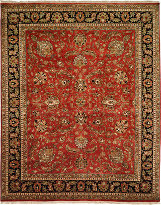 Kalaty Tabriz TR-557 Rust/Black Area Rug