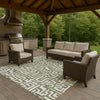 Dalyn The Reserve TR1 Basil Machine Washable Area Rug Outdoor Lifestyle Image Feature