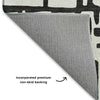Dalyn The Reserve TR1 Black Machine Washable Area Rug Backing Image