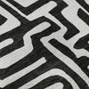 Dalyn The Reserve TR1 Black Machine Washable Area Rug Swatch Image
