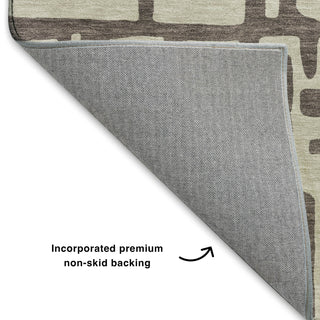 Dalyn The Reserve TR1 Chocolate Machine Washable Area Rug Backing Image