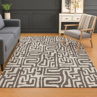 Dalyn The Reserve TR1 Chocolate Machine Washable Area Rug Lifestyle Image Feature