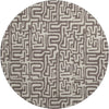 Dalyn The Reserve TR1 Chocolate Machine Washable Area Rug Round Main Image