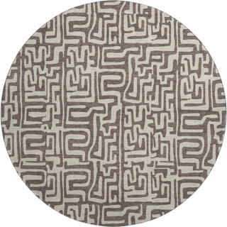 Dalyn The Reserve TR1 Chocolate Machine Washable Area Rug Round Main Image
