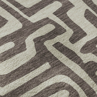 Dalyn The Reserve TR1 Chocolate Machine Washable Area Rug Swatch Image