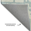 Dalyn The Reserve TR1 Denim Machine Washable Area Rug Backing Image