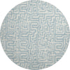 Dalyn The Reserve TR1 Denim Machine Washable Area Rug Round Main Image
