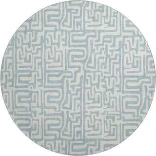 Dalyn The Reserve TR1 Denim Machine Washable Area Rug Round Main Image