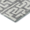 Dalyn The Reserve TR1 Gray Machine Washable Area Rug Corner Image