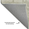 Dalyn The Reserve TR1 Taupe Machine Washable Area Rug Backing Image