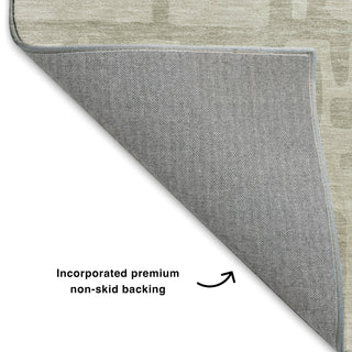 Dalyn The Reserve TR1 Taupe Machine Washable Area Rug Backing Image