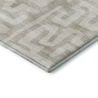 Dalyn The Reserve TR1 Taupe Machine Washable Area Rug Corner Image