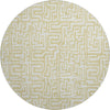 Dalyn The Reserve TR1 Wheat Machine Washable Area Rug Round Main Image