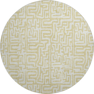 Dalyn The Reserve TR1 Wheat Machine Washable Area Rug Round Main Image