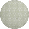 Dalyn The Reserve TR10 Celery Machine Washable Area Rug Round Main Image