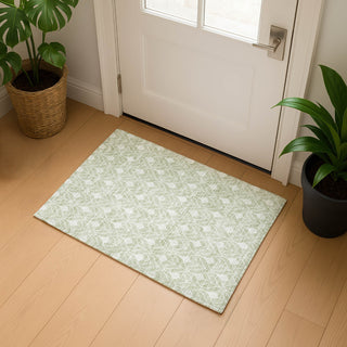 Dalyn The Reserve TR10 Celery Machine Washable Area Rug Scatter Lifestyle Image Feature