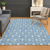 Dalyn The Reserve TR10 Denim Machine Washable Area Rug Lifestyle Image Feature