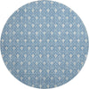 Dalyn The Reserve TR10 Denim Machine Washable Area Rug Round Main Image