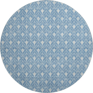 Dalyn The Reserve TR10 Denim Machine Washable Area Rug Round Main Image